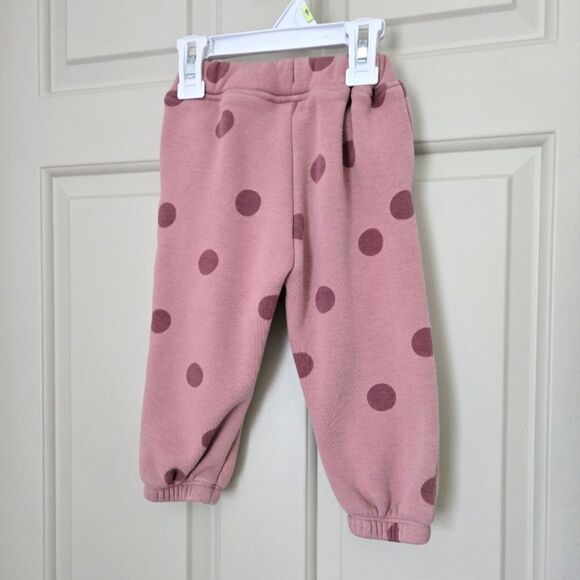 2/$15 Zara Girls Polka Dot Kids Joggers Size 18-24 M - Picture 4 of 4